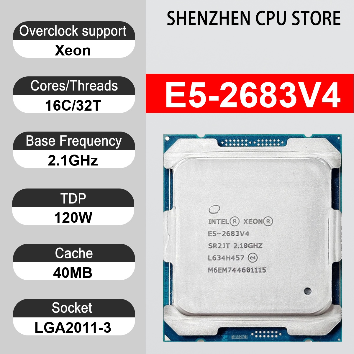 Ddr4 2400Mhz - Intel Xeon E5-2683V4 16 cœurs 32