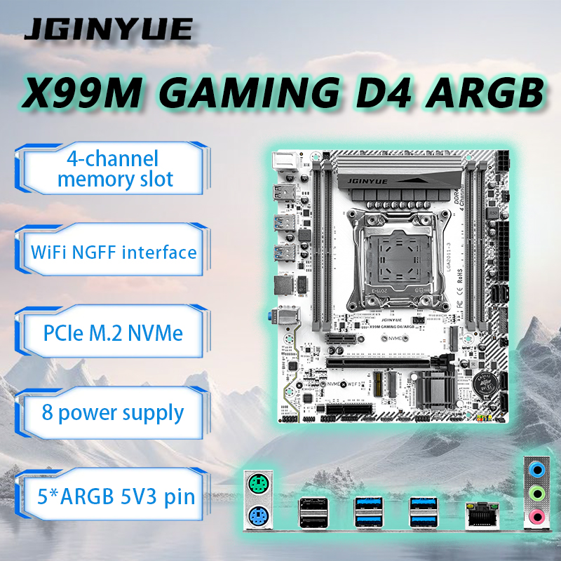 128Gb Ddr4 Ecc Lrdimm 3200Mhz - Carte mère JGINYUE X99 LGA2011-3 M-ATX