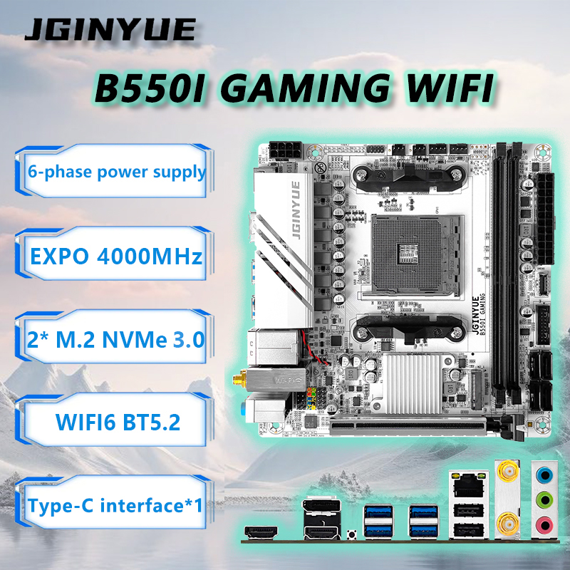 Ddr4 Desktop Ram - La carte mère JGINYUE B550 AM4