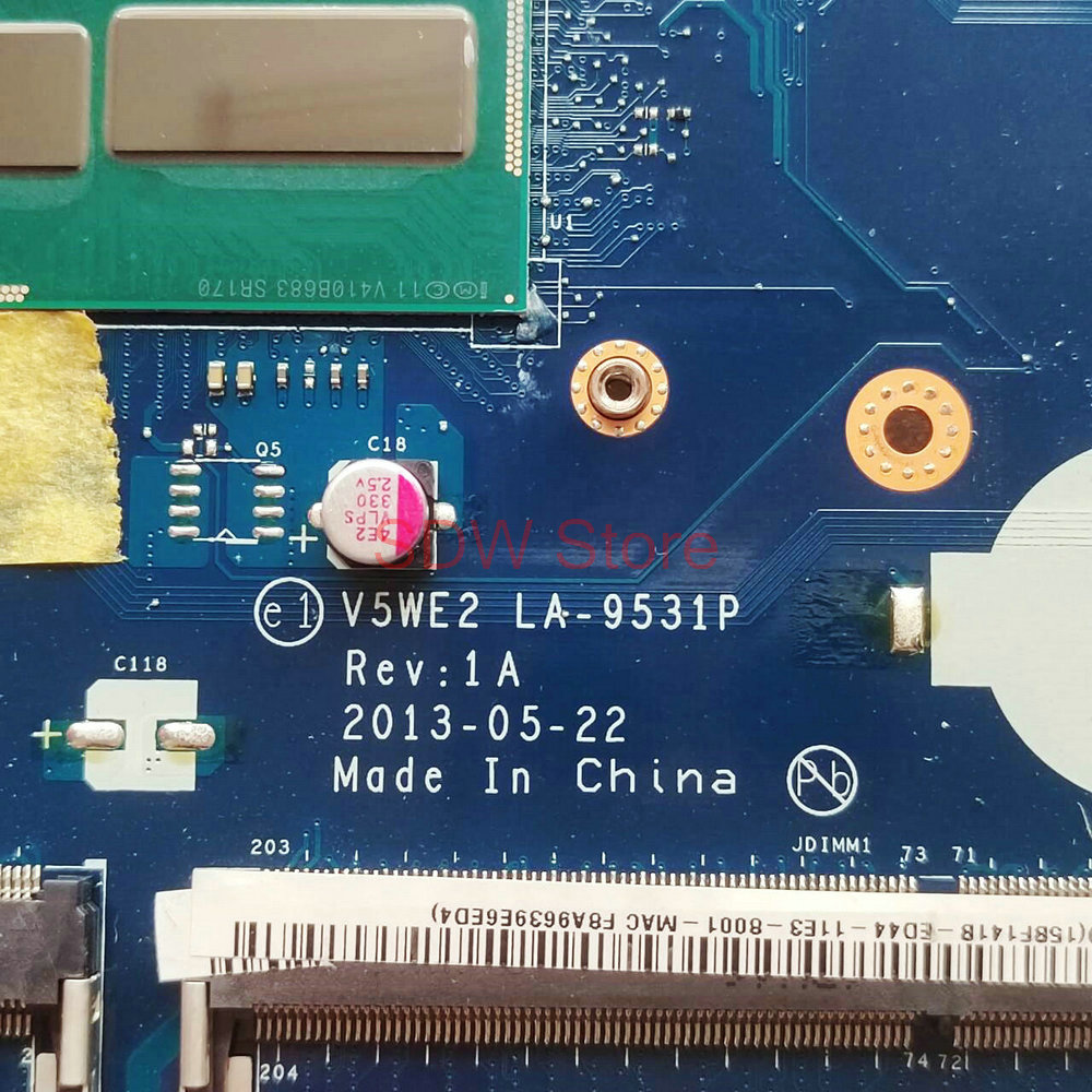 Ddr3 Ram - V5WE2 LA-9531P carte mère pour ACER