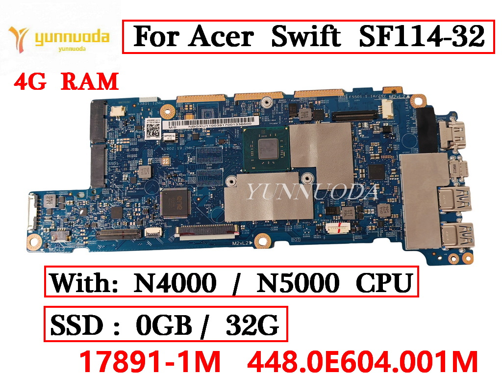Ddr3 Ram - 17891-1M Pour Acer Swift SF114-32 Ordinateur