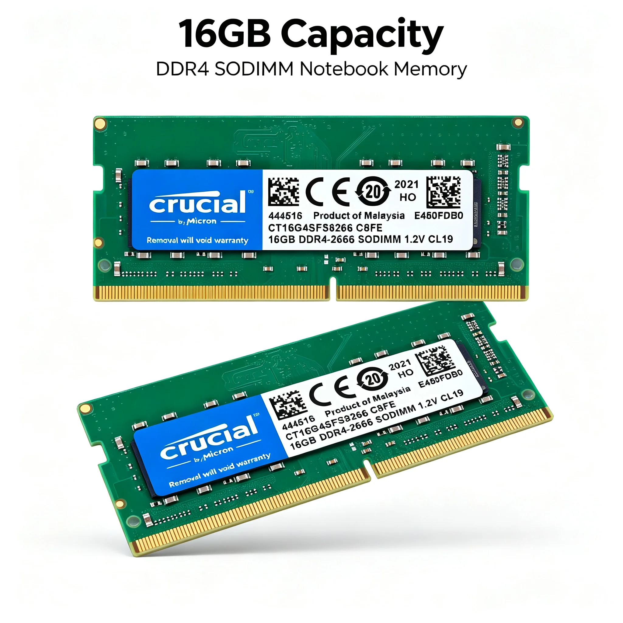 Crucial 1 pièce/2 pièces, mémo - Ddr4 3200 16Gb avis et prix