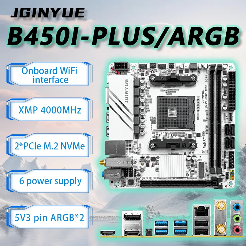 Ensemble de carte mère JGINYUE - Ddr4 3200Mhz avis et prix