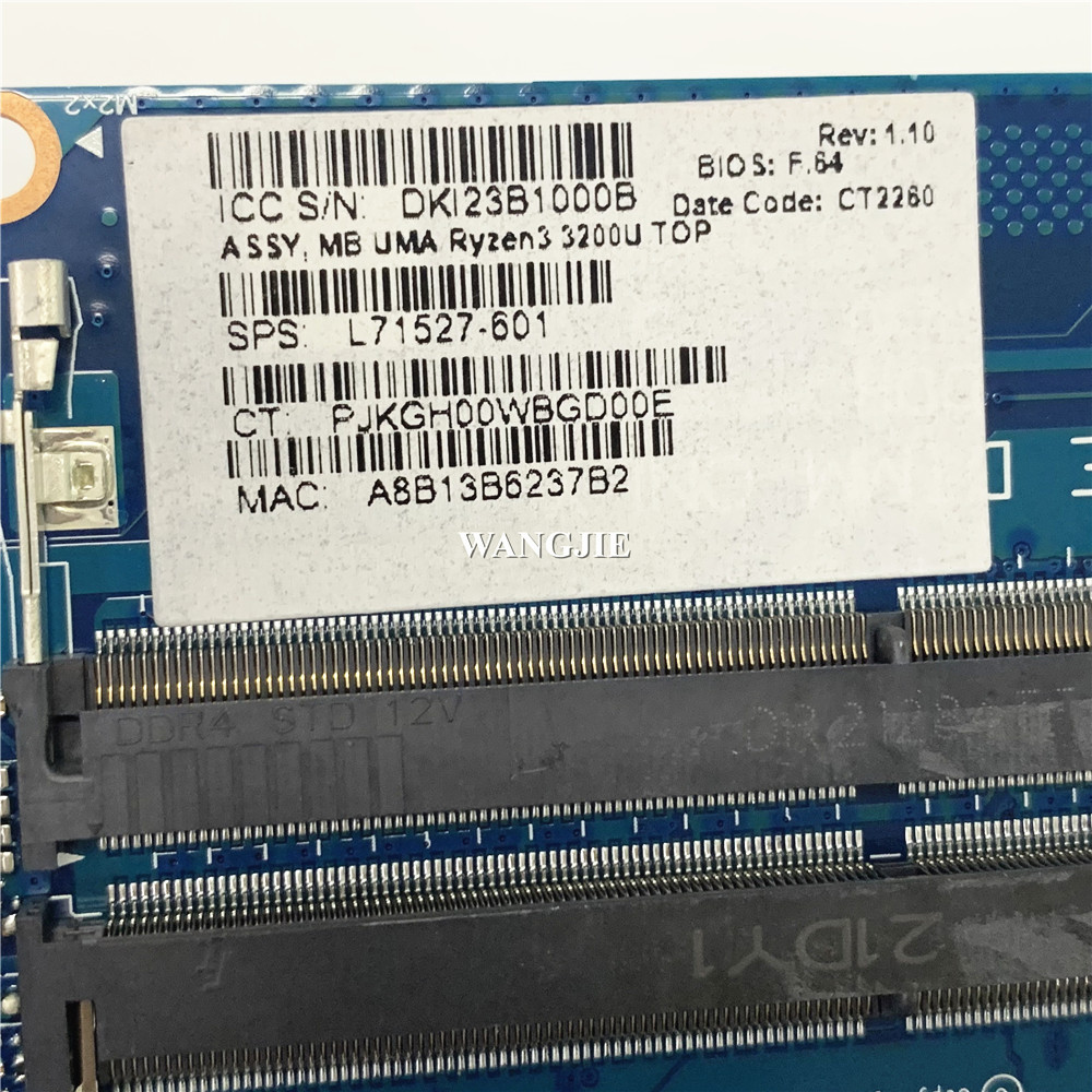 Pour HP 14-DK carte mère d'ord - Ddr4 3200 16Gb avis et prix