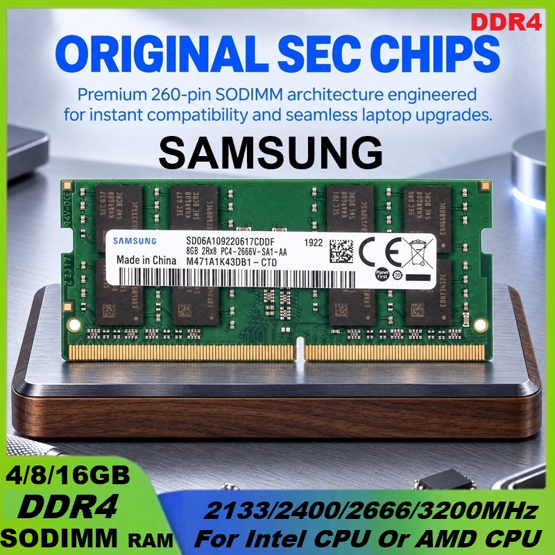 Mémoire RAM SAMSUNG DDR4 16 Go - Ddr4 2400Mhz avis et prix