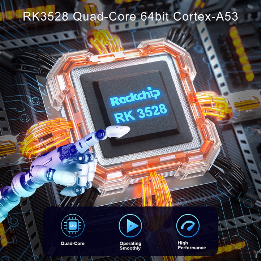 Boîtier TV Android 16 X66 RK35 - Ddr3 8Gb avis et prix